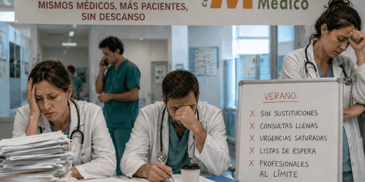 El sindicato Médico denuncia el impago de nóminas a médicos residentes y el «caos» organizativo en las sustituciones de verano