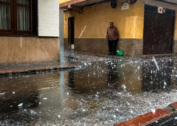 tormenta granizo tiempo