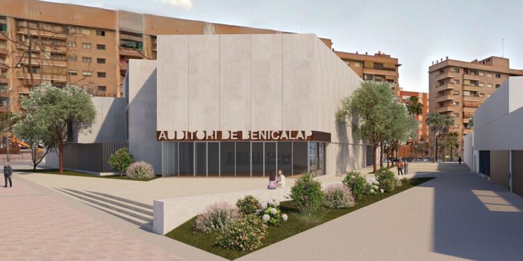 El nuevo Auditori de Benicalap tendrá capacidad para 425 personas y costará 8,5 millones de euros 1 0825 Projecte auditori Benicalap web