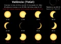 Eclipse solar total del 12 de agosto en Valencia: horario del eclipse, dónde verlo y todo lo que debes saber 11 2026 08 12 sunSequence Valencia 1 1