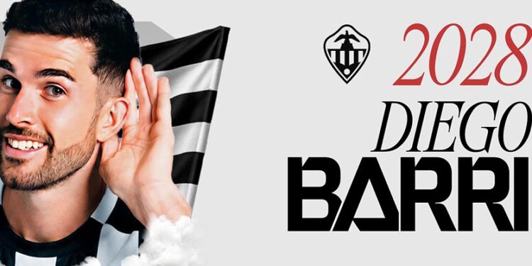 El CD Castellón renueva a Diego Barri hasta 2028 y blinda a una pieza clave de su centro del campo 1 CST 11082026