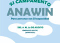 Comienza la undécima edición del Campamento “Anawin” para personas con discapacidad en el Seminario de Moncada 11 Comienza la undécima edición del Campamento “Anawin” para personas con discapacidad en el Seminario de Moncada