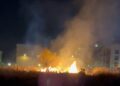 Incendio en el entorno del cuartel de Paterna anoche activó a Emergencias