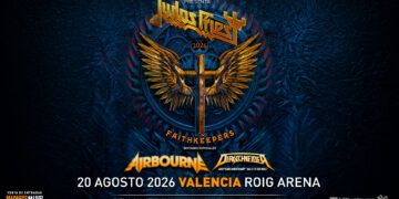 Cartel Concierto Judas Priest en Roig Arena