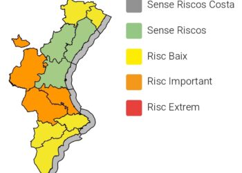 La Comunitat Valenciana activa la alerta por un doble episodio de calor extremo y fuertes tormentas