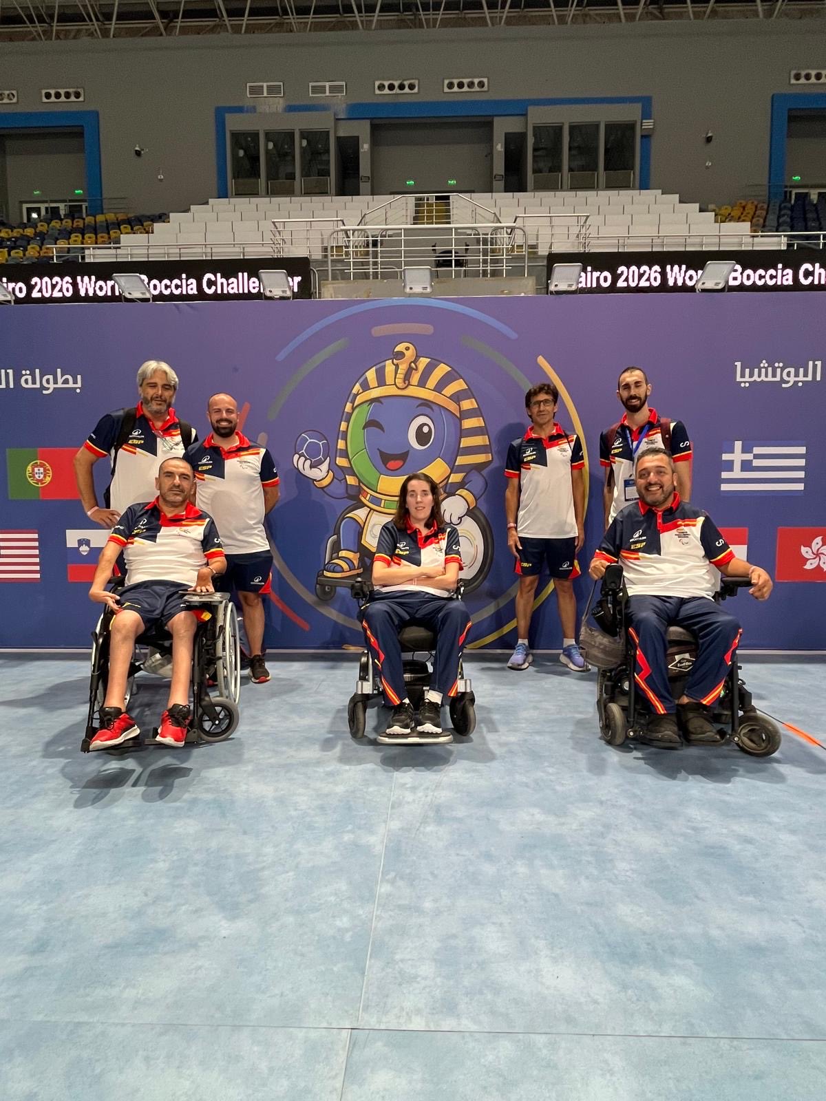 El equipo nacional brilla en El Cairo: Plata para el par BC4 en el World Boccia Challenger 2