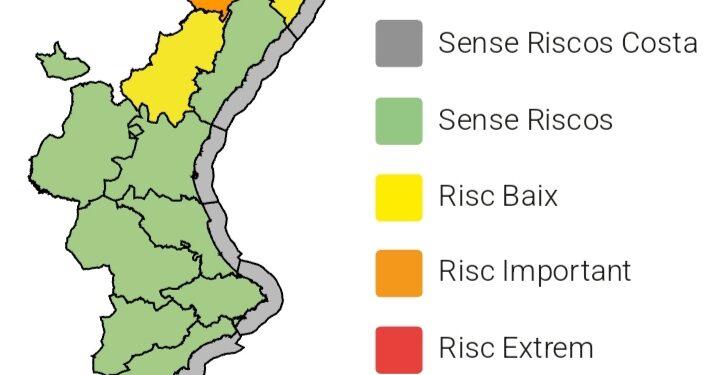 Emergencias activa la alerta naranja en el interior norte de Castellón por intensas lluvias y tormentas 1 Emergencias activa la alerta naranja en el interior norte de Castellón por intensas lluvias y tormentas