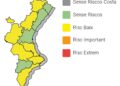 La CV activa este sábado la alerta amarilla por fuertes tormentas, lluvias y altas temperaturas