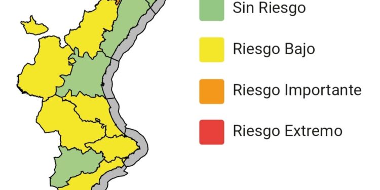 Emergencias eleva a nivel naranja la alerta por granizo de gran tamaño en el interior norte de Castellón