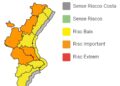Emergencias decreta la alerta naranja en Castellón y Valencia por fuertes lluvias y tormentas a partir de este lunes