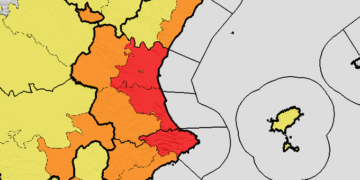 Alerta roja por un episodio extremo de viento de poniente y temperaturas de hasta 44 °C