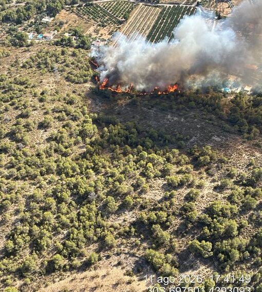 Declarado un incendio forestal en Llíria con despliegue de medios aéreos y terrestres 1 El Centro de Coordinación de Emergencias de la Generalitat Valenciana moviliza operativos del Consorcio Provincial de Bomberos, brigadas forestales y fuerzas de seguridad para controlar el fuego.
