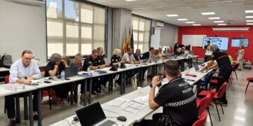 Gran seguimiento del dispositivo de seguridad en Valencia ante la llegada del eclipse solar