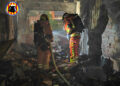 Un incendio en un tercer piso moviliza a seis dotaciones de bomberos en Silla 22 Un incendio en un tercer piso moviliza a seis dotaciones de bomberos en Silla