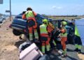 Un siniestro múltiple en la V-21 a la altura de Foyos se cobra la vida de una persona y deja siete vehículos implicados