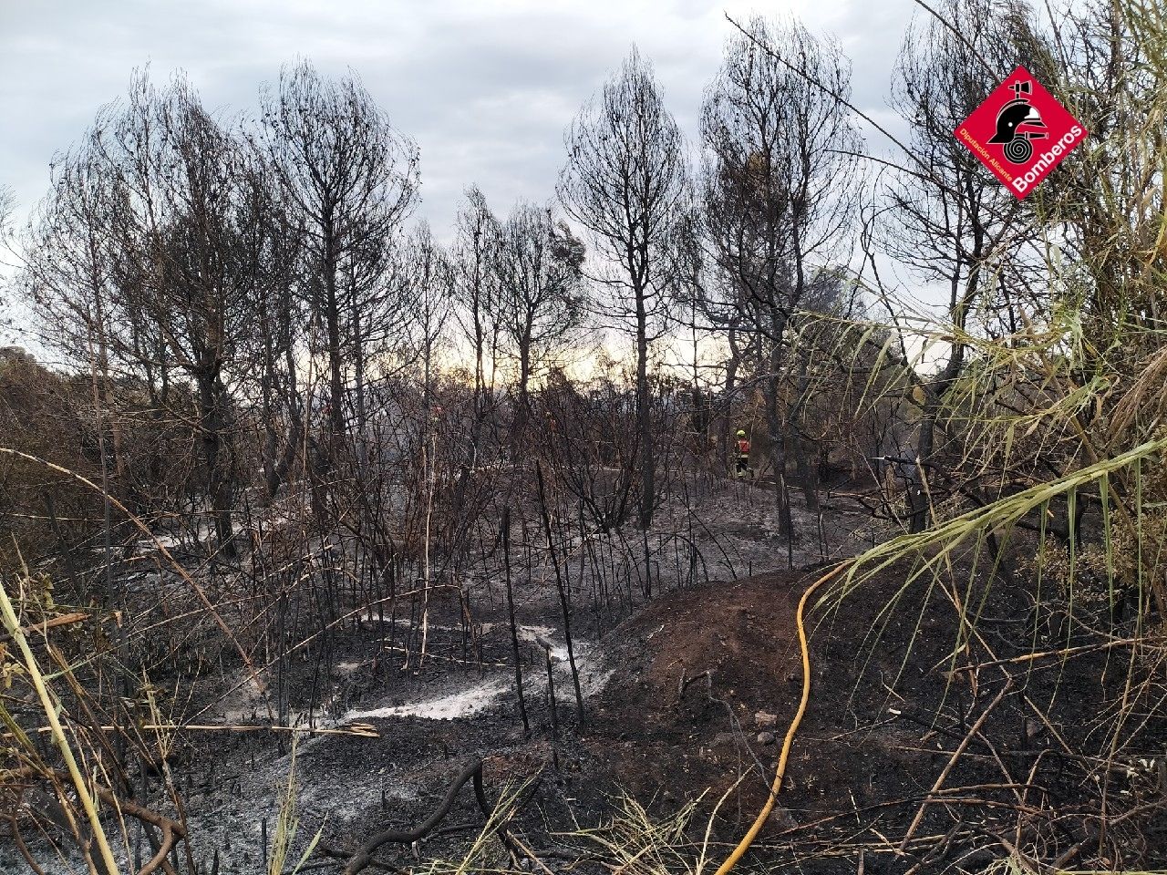 Noche tranquila en el incendio de Valencia: el perímetro se consolida gracias a la vigilancia con drones 4 HQ1t46qWUAAVlCr