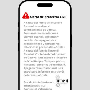 El viento descontrola el incendio de Segorbe y obliga a confinar Gátova y movilizar a la UME 2 HQP5mdrXUAAuJ5m