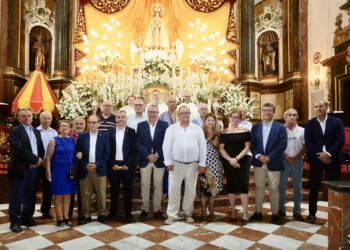 Toni Pérez respalda al sector primario de Aspe en la tradicional Misa de los Agricultores en honor a la Virgen de las Nieves
