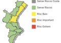 El Centro de Coordinación de Emergencias activa la alerta amarilla por lluvias y tormentas en el litoral de Castellón y Valencia