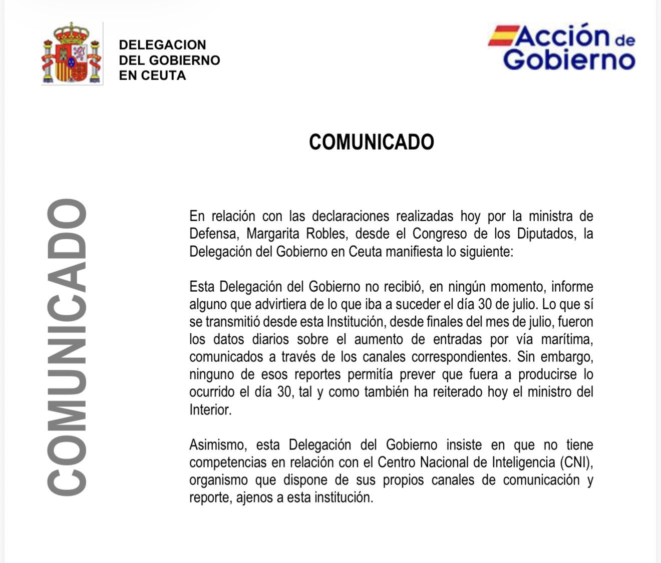 Primera vez que una Delegación del Gobierno contradice en público a una ministra de su propio gobierno 2