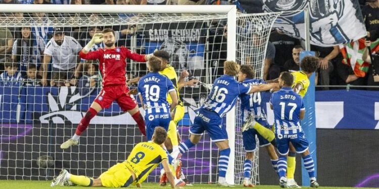 El Villarreal tropieza en Mendizorroza y sigue buscando su primera victoria con Iñigo Pérez 1 J3 VILL FINAL