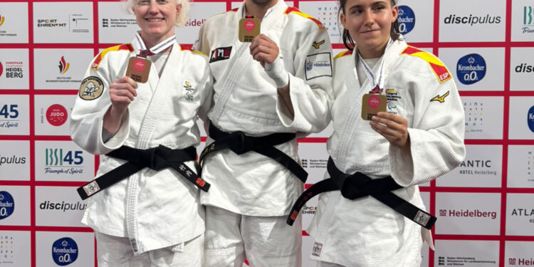 España brilla en el Europeo de Judo Paralímpico con dos oros y un bronce en la jornada inaugural 1 España brilla en el Europeo de Judo Paralímpico con dos oros y un bronce en la jornada inaugural