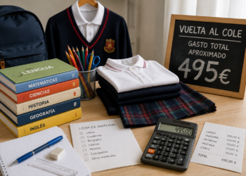 La vuelta al cole en la Comunitat Valenciana roza los 500 euros por alumno entre libros y uniforme