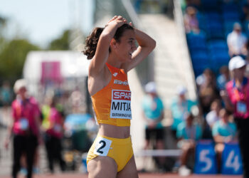 Marta Mitjans brilla con récord de España sub23 en una jornada matinal de luces para #EspañaAtletismo en Birmingham