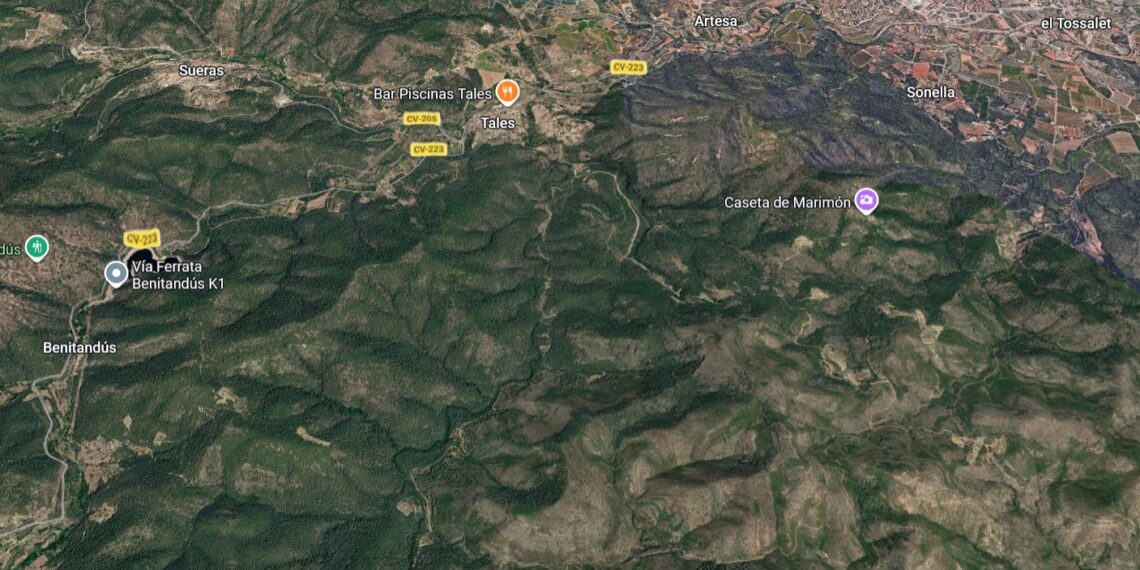 El Consorcio Provincial de Bomberos de Castellón se moviliza ante una posible reproducción del incendio de La Vall d'Uxó en Tales