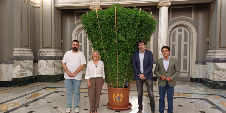 Una alfàbega monumental de Bétera ya puede visitarse en el Ayuntamiento de Valencia 1 Una alfabega monumental de Betera ya puede visitarse en el Ayuntamiento de Valencia 1