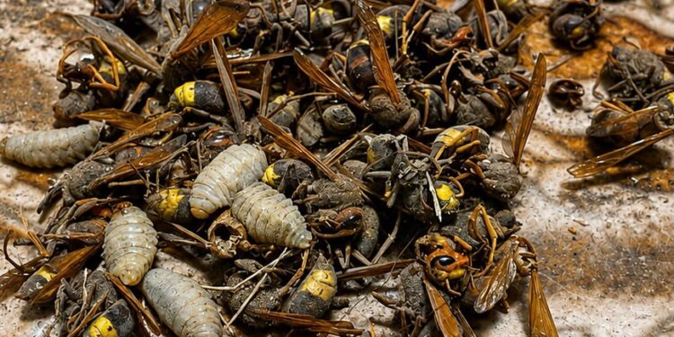 Valencia retira un nido de Vespa orientalis para reforzar el control y estudio de esta especie 4