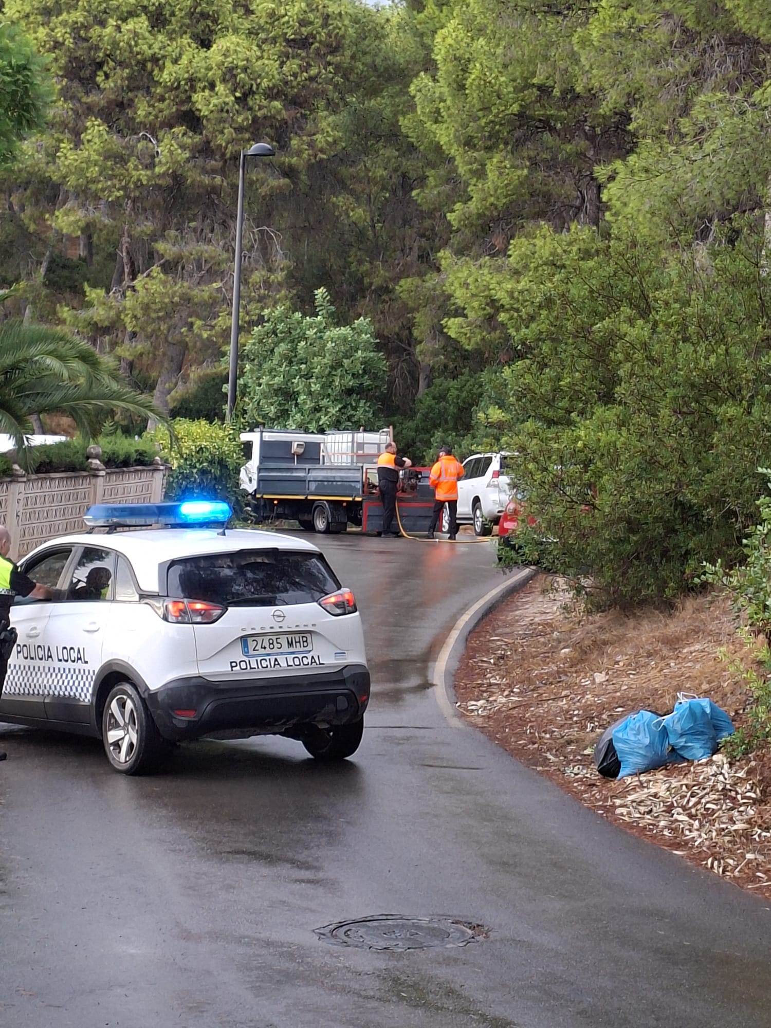 Susto en el Vedat de Torrent: la rápida actuación policial y municipal sofoca un conato de incendio provocado por un rayo 2 WhatsApp Image 2026 08 15 at 22.06.31