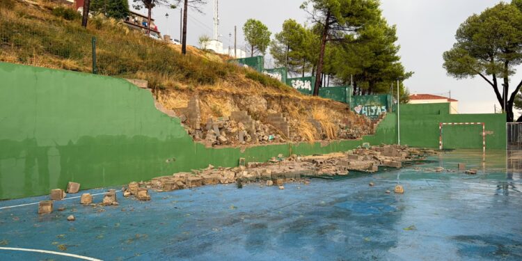 La tormenta torrencial de Torás con 142 l/m² en cuatro horas provoca graves daños en infraestructuras 1 La tormenta torrencial de Torás con 142 l/m² en cuatro horas provoca graves daños en infraestructuras