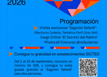 Turismo de Sagunto organiza una nueva edición del ‘Septiembre Sefardí’ a partir del 12 de septiembre 15 Turismo de Sagunto organiza una nueva edición del ‘Septiembre Sefardí’ a partir del 12 de septiembre