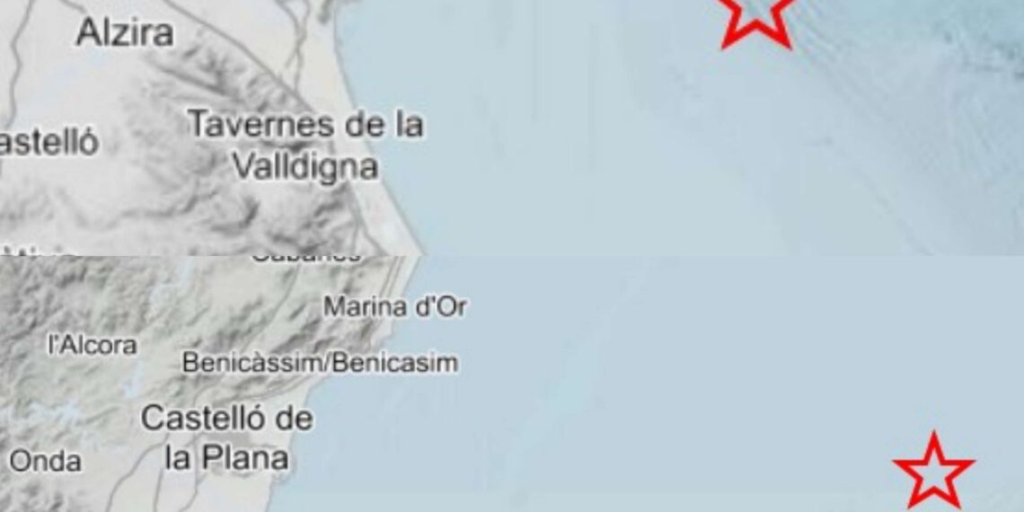 Registrados dos nuevos terremotos de baja intensidad en el Golfo de Valencia en menos de 3 horas 1 Registrados dos nuevos terremotos de baja intensidad en el Golfo de Valencia en menos de 3 horas