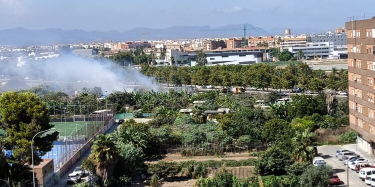 «El temor se ha hecho realidad»: La Asociación Vecinal de Benimaclet exige la limpieza total del PAI tras el incendio de las parcelas