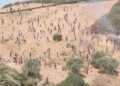 Despliegue policial marroquí en Castillejos tras una ola de convocatorias masivas para asaltar la frontera de Ceuta