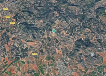 Movilizados medios aéreos y terrestres para atajar un incendio forestal en Náquera