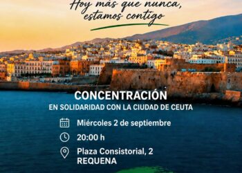 El Partido de Requena y Aldeas se suma a la convocatoria de apoyo a Ceuta y llama a la ciudadanía a concentrarse este 2 de septiembre