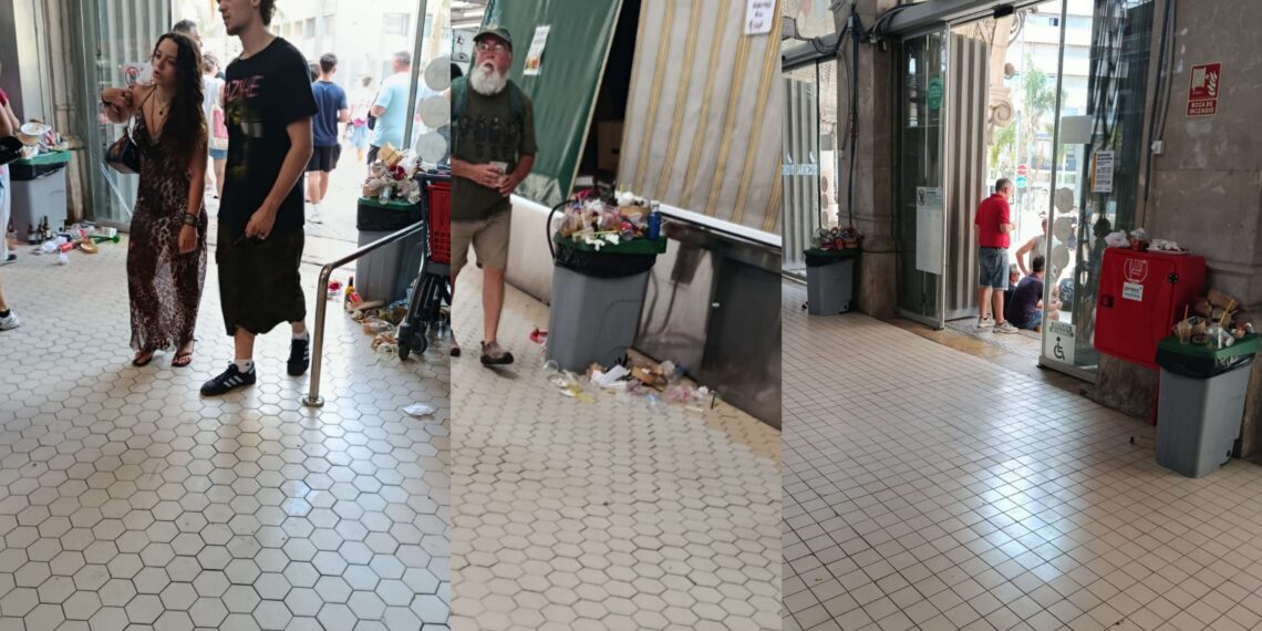Descontrol e impunidad en el Mercado Central: basuras desbordadas, seguridad privada irregular y venta ilegal en un recinto en el limbo desde 2017