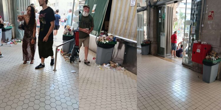 Descontrol e impunidad en el Mercado Central: basuras desbordadas, seguridad privada irregular y venta ilegal en un recinto en el limbo desde 2017 1 Descontrol e impunidad en el Mercado Central: basuras desbordadas, seguridad privada irregular y venta ilegal en un recinto en el limbo desde 2017