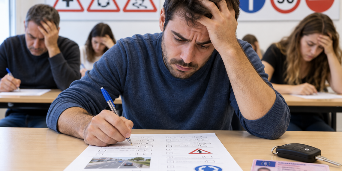 El 94,5% de los conductores valencianos suspendería hoy el examen teórico del carné de conducir