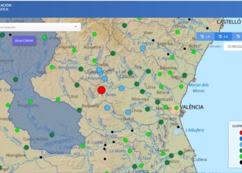 Emergencias decreta la preemergencia amarilla por riesgo hidrológico en el Baix Túria tras intensas lluvias