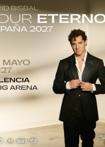 David Bisbal elige el Roig Arena de Valéncia para arrancar su gira española “Eternos”