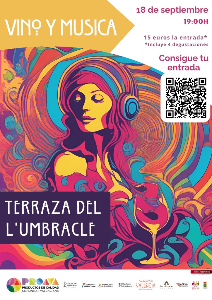 Cerca de 20 bodegas se darán cita en la Noche del Vino y la Música de PROAVA 2 Cartel Noche del Vino y la Musica