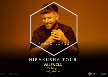 Pablo López actuará el 27 de mayo de 2027 en el Roig Arena dentro de su nueva gira "Hibakusha Tour"