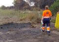 El incendio de El Saler deja 750 kilos de residuos retirados por los servicios de limpieza de Valencia 2