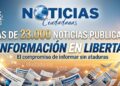 Noticias Ciudadanas alcanza las 23.000 publicaciones y consolida su modelo de prensa plural e independiente tras 39 meses de trayectoria 10 Noticias Ciudadanas alcanza las 23.000 publicaciones y consolida su modelo de prensa plural e independiente tras 39 meses de trayectoria