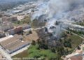 Los bomberos dan por estabilizado un incendio de vegetación declarado en Dénia