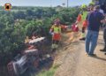 Los Bomberos rescatan inmovilizado al conductor de un tractor tras despeñarse por un talud en Silla 11 Los Bomberos rescatan inmovilizado al conductor de un tractor tras despeñarse por un talud en Silla